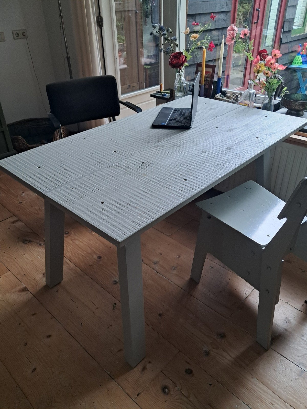 Piet Hein Eek tafel 134x80 cm, Ophalen of Verzenden, Gebruikt, Rechthoekig, 50 tot 100 cm
