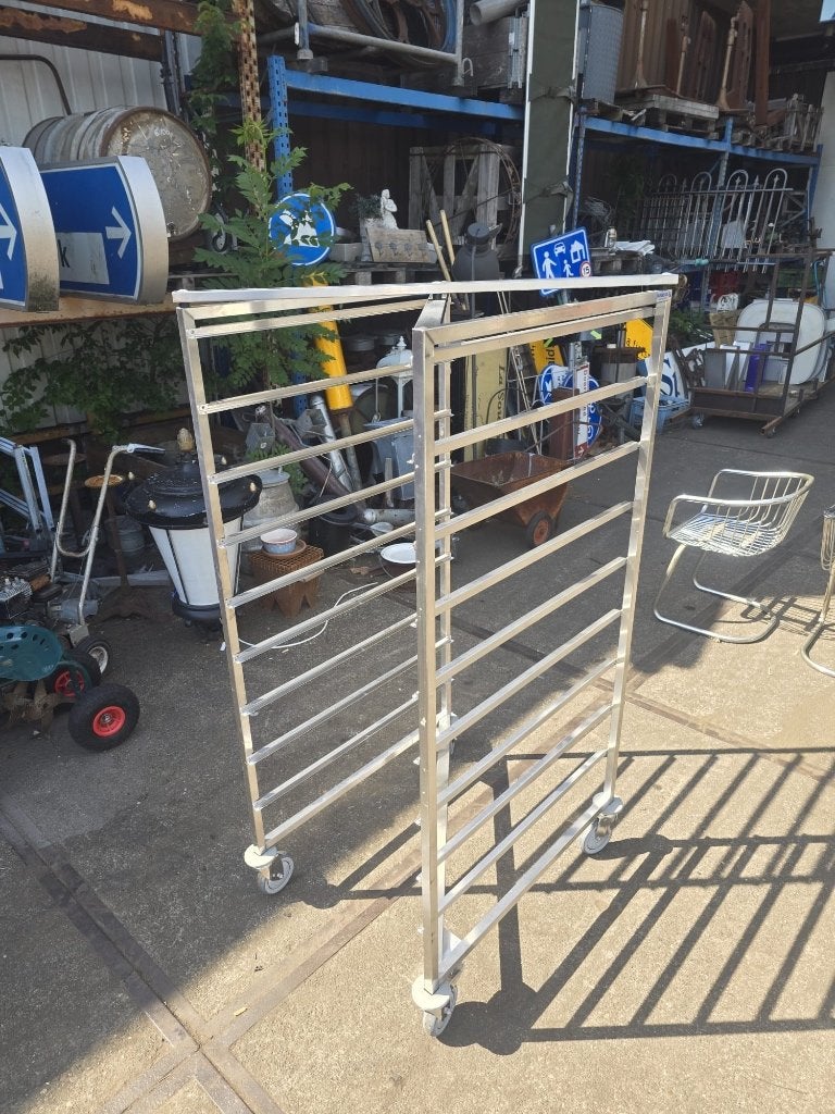 Metalen dienbladtrolley – 9-laags serveerwagen, Ophalen