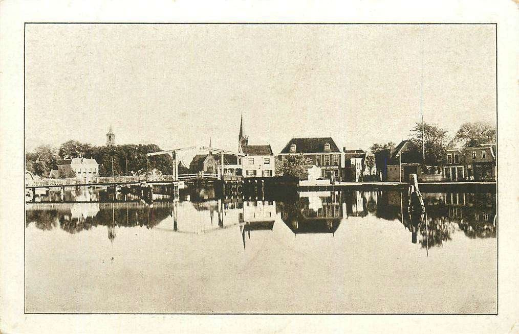 304-243-047 Ouderkerk aan de Amstel  Lange brug, Verzenden, Voor 1920, Noord-Holland