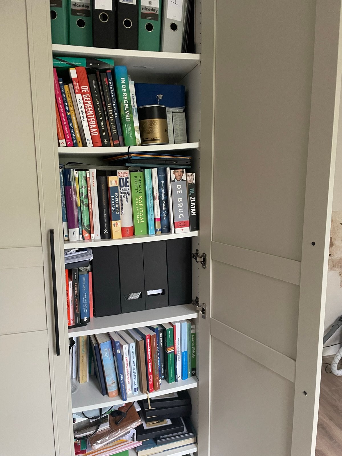Pax Kast basiselement met planken en 2 lades 100x35x236, Ophalen, Gebruikt, 200 cm of meer, 50 tot 100 cm