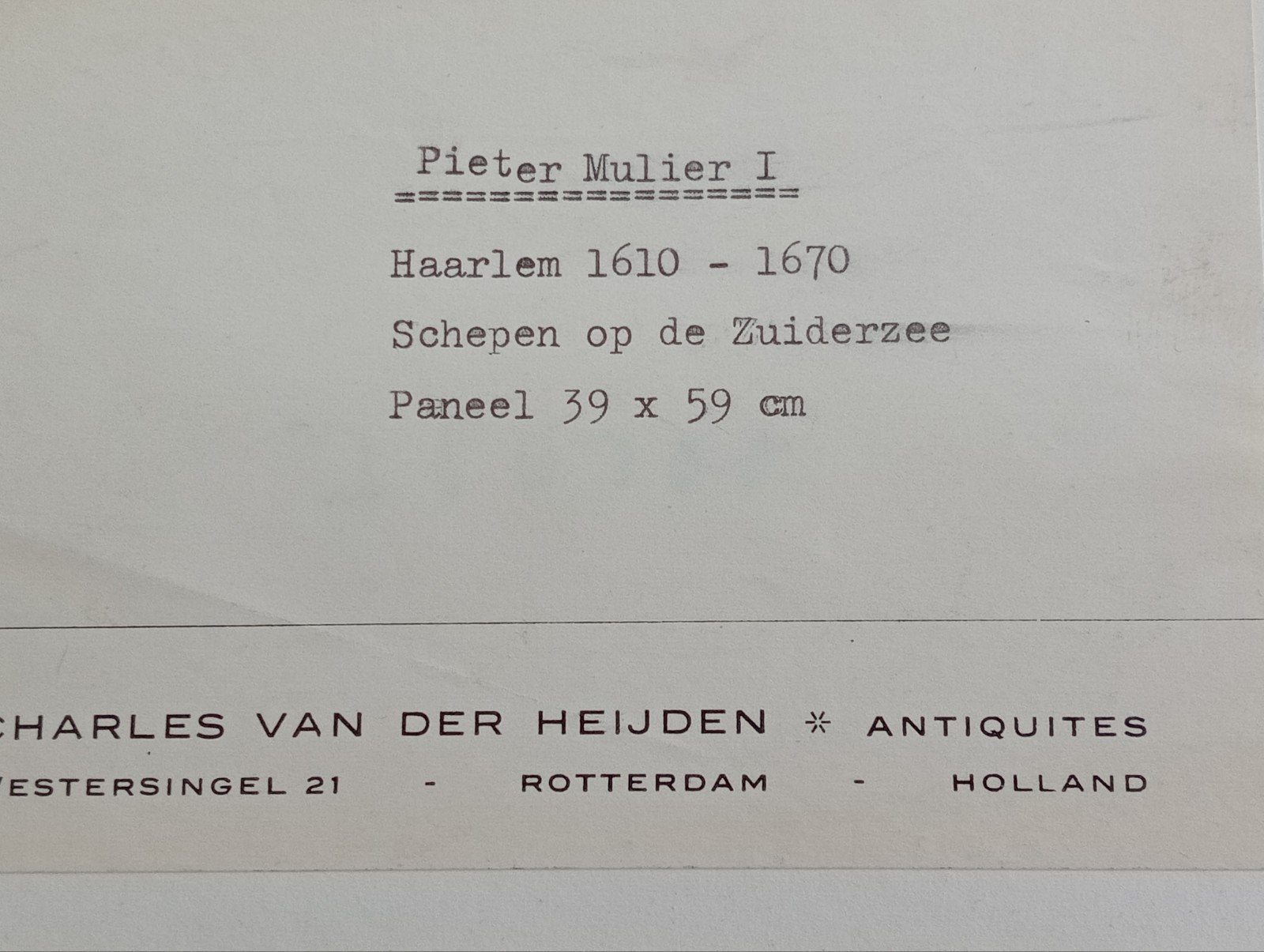 Pieter Muller Galerie Persfoto Schepen op de Zuiderzee, Ophalen of Verzenden, 1940 tot 1960, Gebruikt, Overige onderwerpen