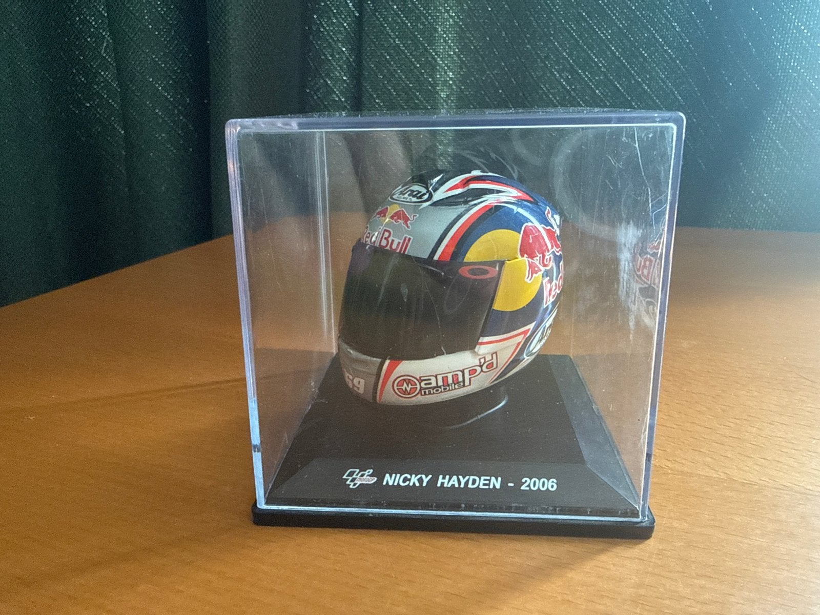 Nicky Hayden MotoGP Replica Helm Schaal 1:5 - 2006, Ophalen of Verzenden, Zo goed als nieuw, Overige typen