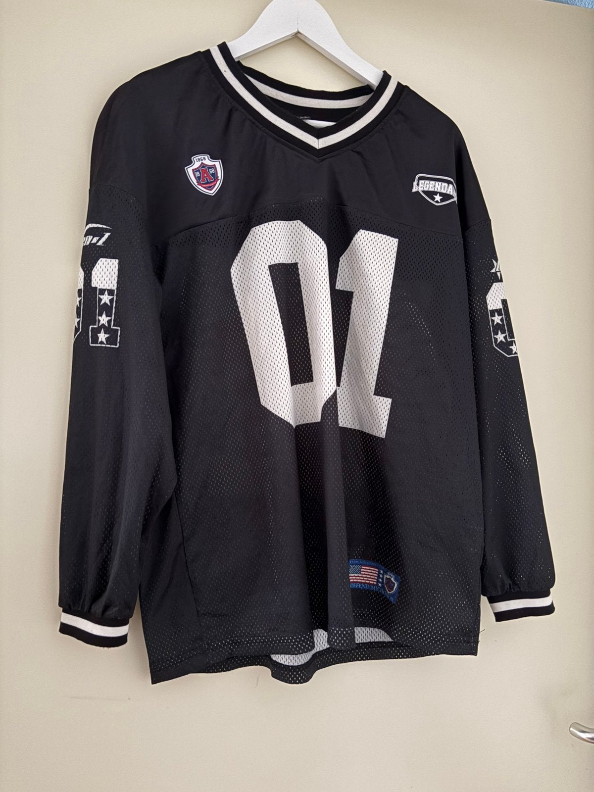 Basebal shirt maat xs / 34 Zwart, Verzenden, Zwart, Zo goed als nieuw, Lange mouw