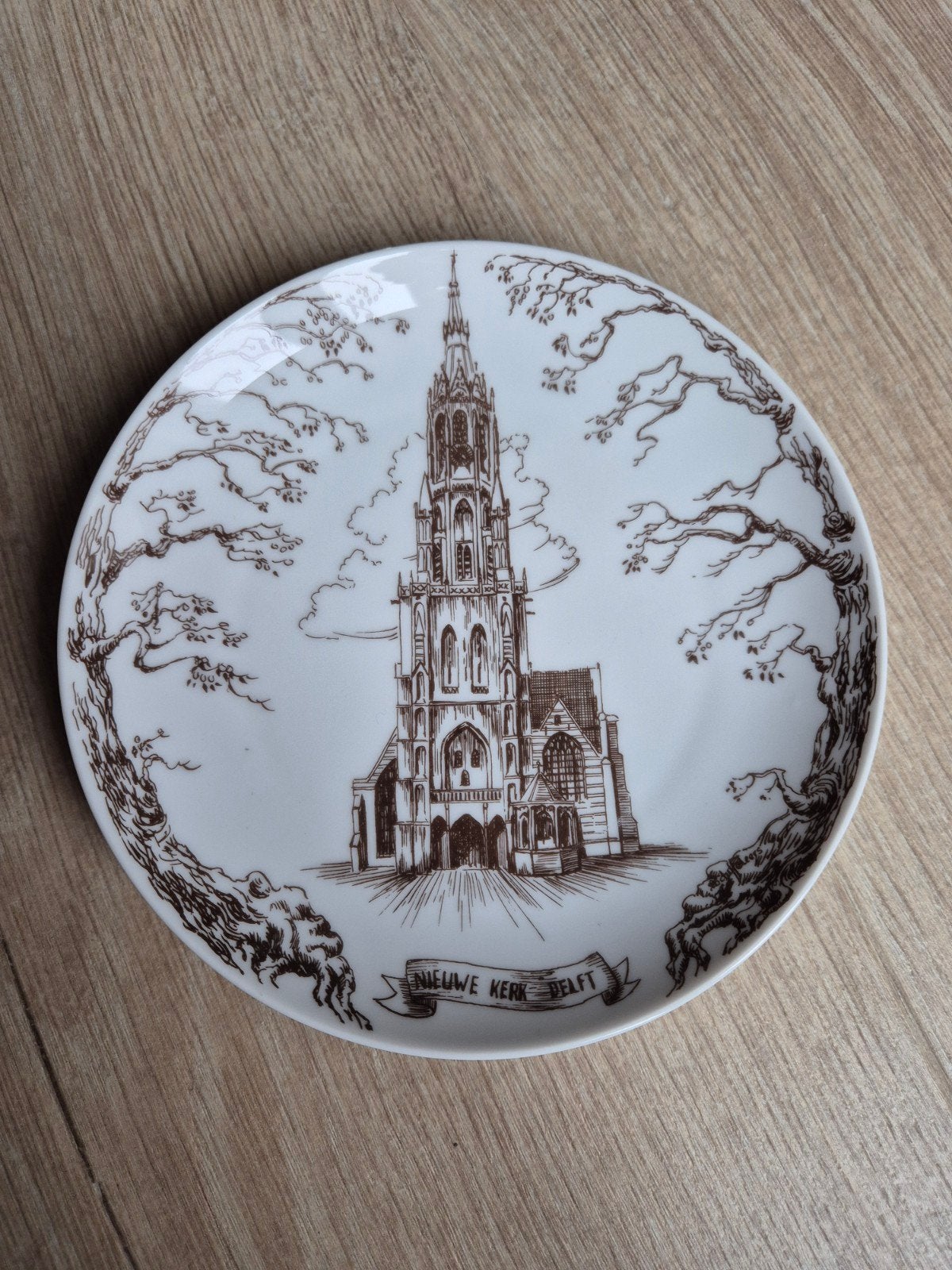 Hutschenreuther wandbord Nieuwe Kerk Delft, Ophalen of Verzenden