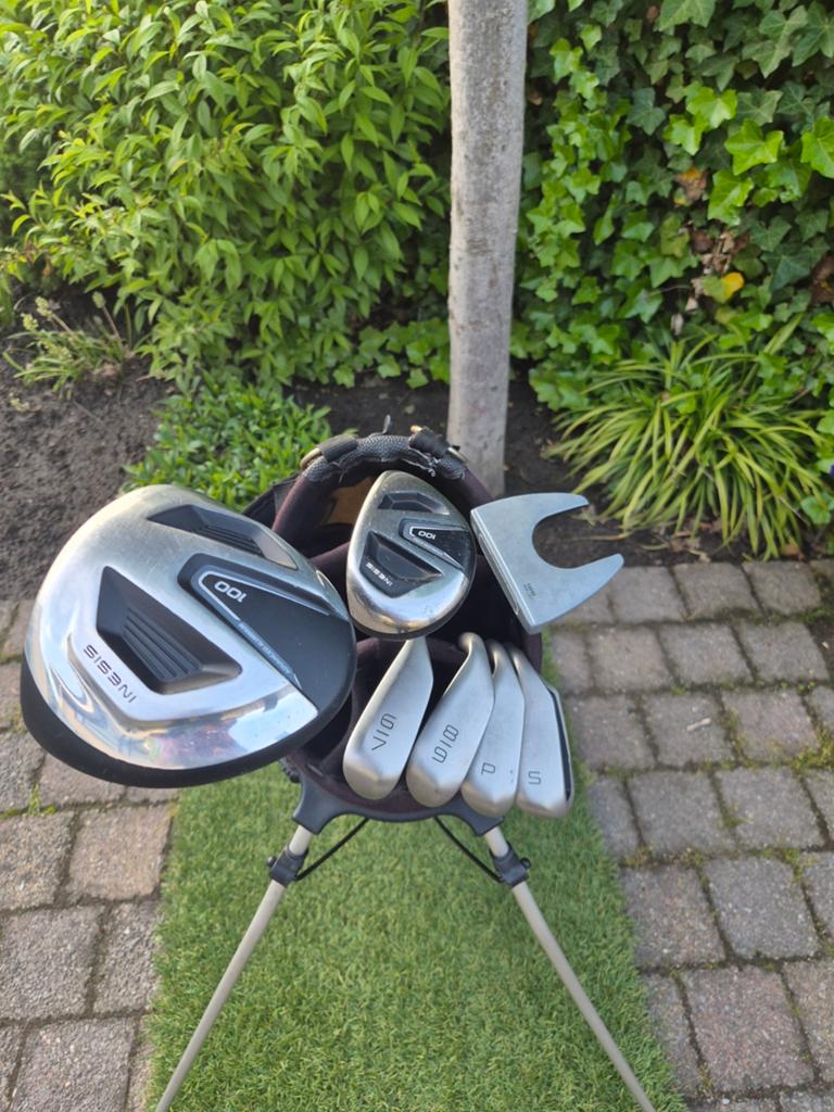 Inesis golfset dames/heren/junior met golftas, Sport en Fitness, Golf, Ophalen of Verzenden, Gebruikt, Set