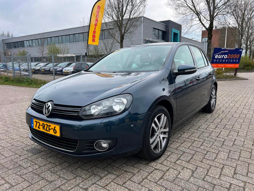 Volkswagen Golf 1.4 TSI Highline - AIRCO - CRUISE - NETJES !, Euro 5, Stof, Gebruikt, Zwart