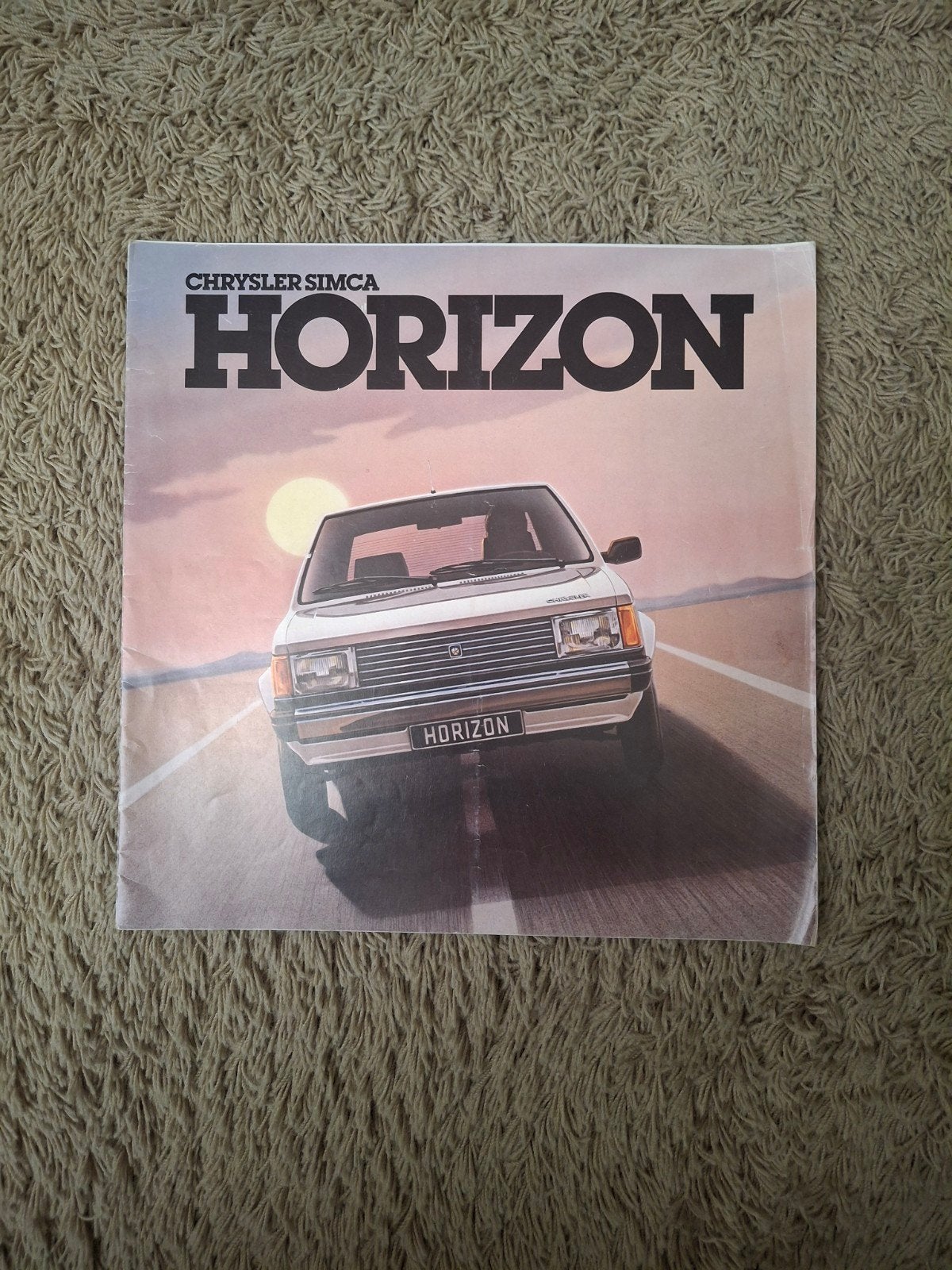 autofolder Chrysler Simca Horizon, Verzenden, Zo goed als nieuw, Overige merken