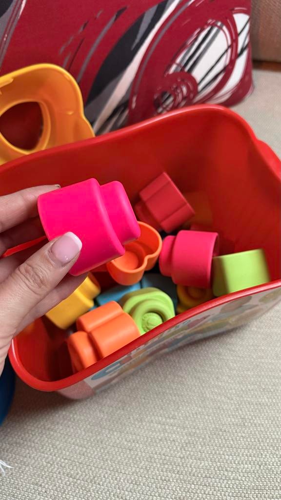 Clementoni Clemmy Emmer met 18 Zachte Blokken, Ophalen of Verzenden, Gebruikt, Overige typen