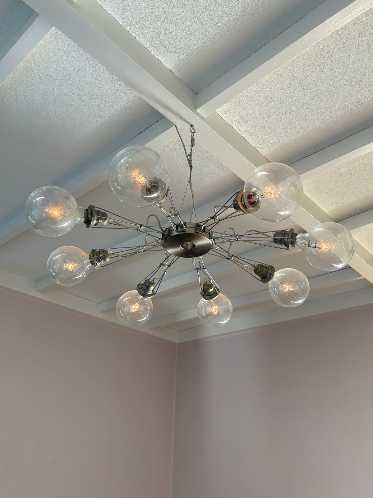 Design Kroonluchter 8 Armen - Lumina Matrix Otto, Ophalen, Gebruikt, Metaal, E27 (groot)