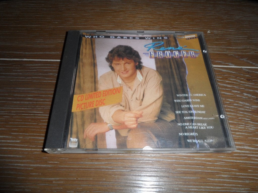 Originele CD van René Froger - Who Dares Wins, Gebruikt, Pop, Ophalen of Verzenden, Album
