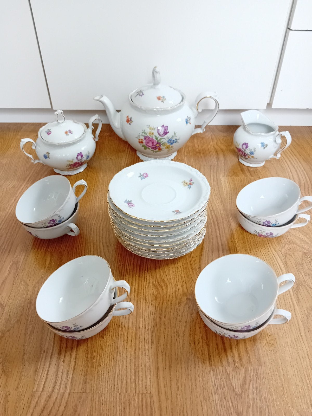 mooi Kalha,koffie/thee servies "Vintage, Ophalen