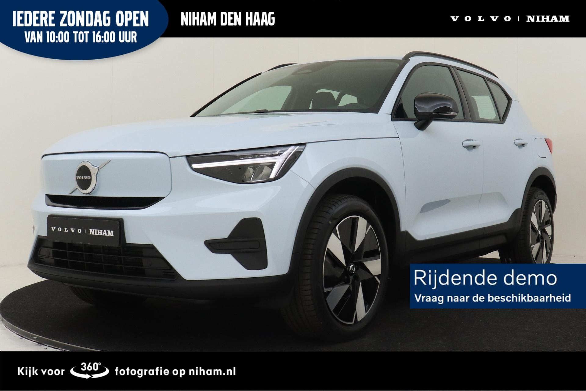 Volvo EX40 SINGLE MOTOR ESSENTIAL 70 kWh -CAMERA|CRUISE|DAB|, Auto's, Blauw, Origineel Nederlands, 420 min, SUV of Terreinwagen