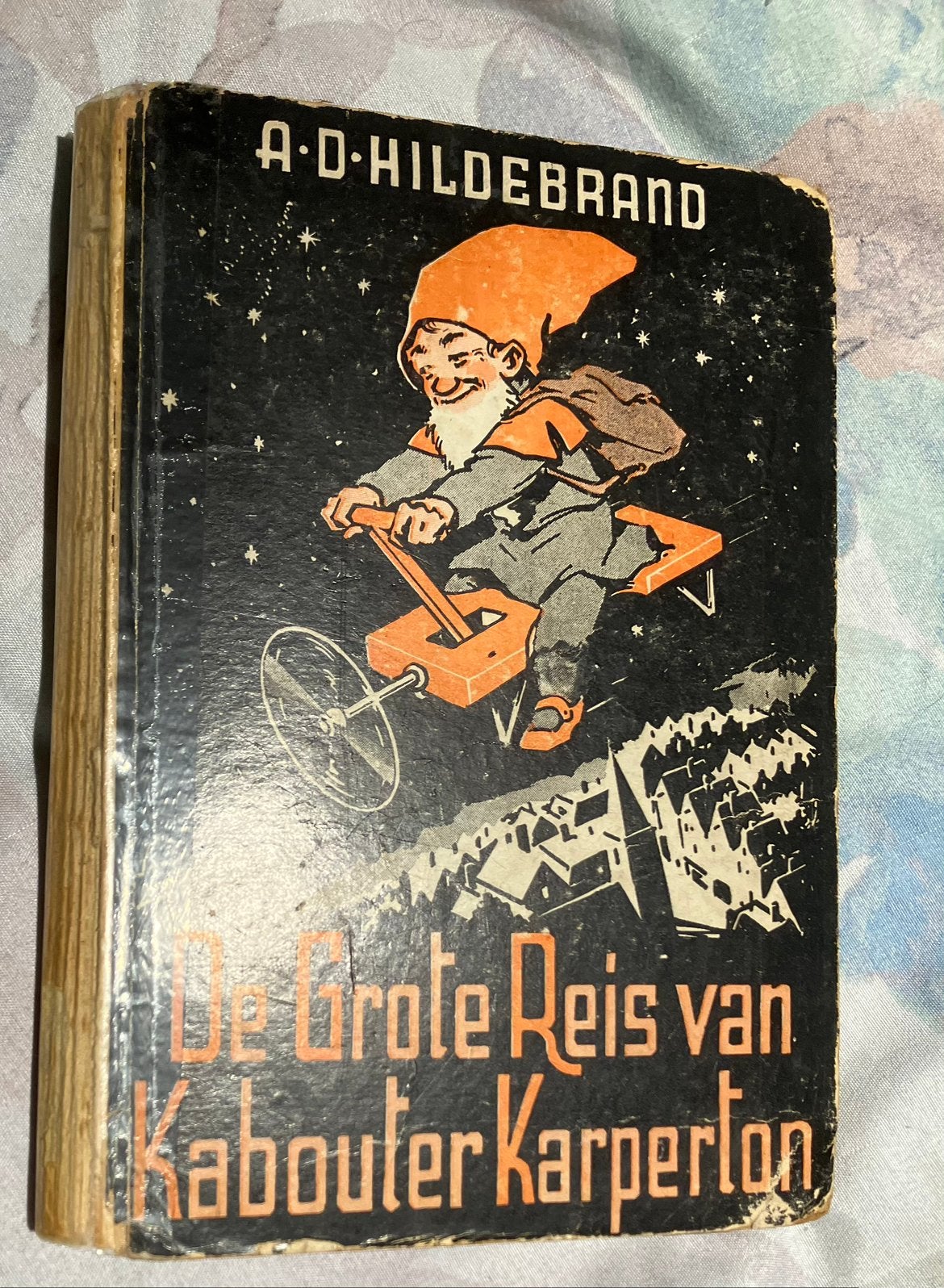 Kinderboek de grote reis van kabouter karperton vintage, Boeken, Ophalen of Verzenden, Fictie algemeen