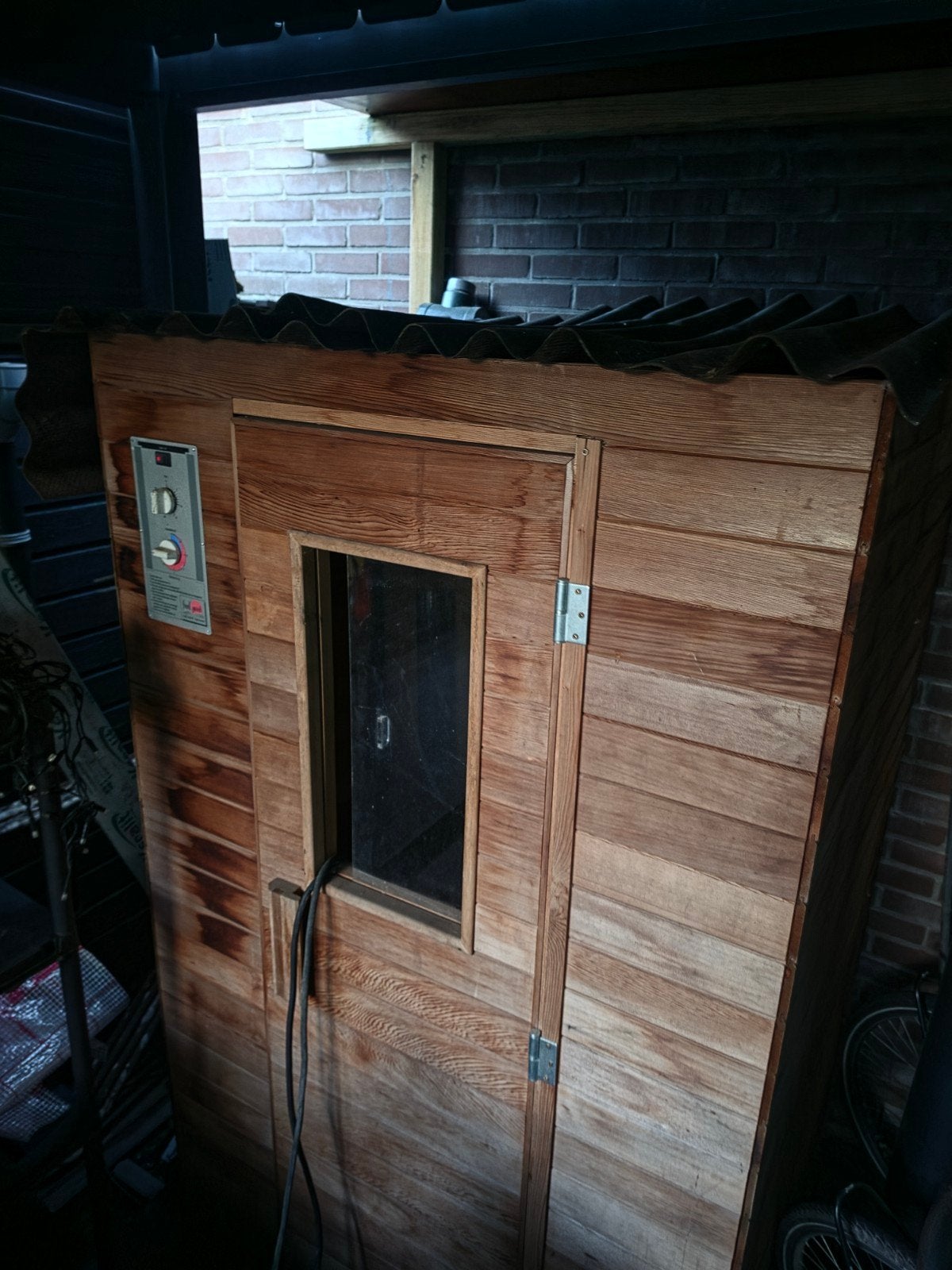 Gebruikte infraroodsauna voor 2 pers (lampen te vervangen, Ophalen, Gebruikt, Infrarood, Complete sauna