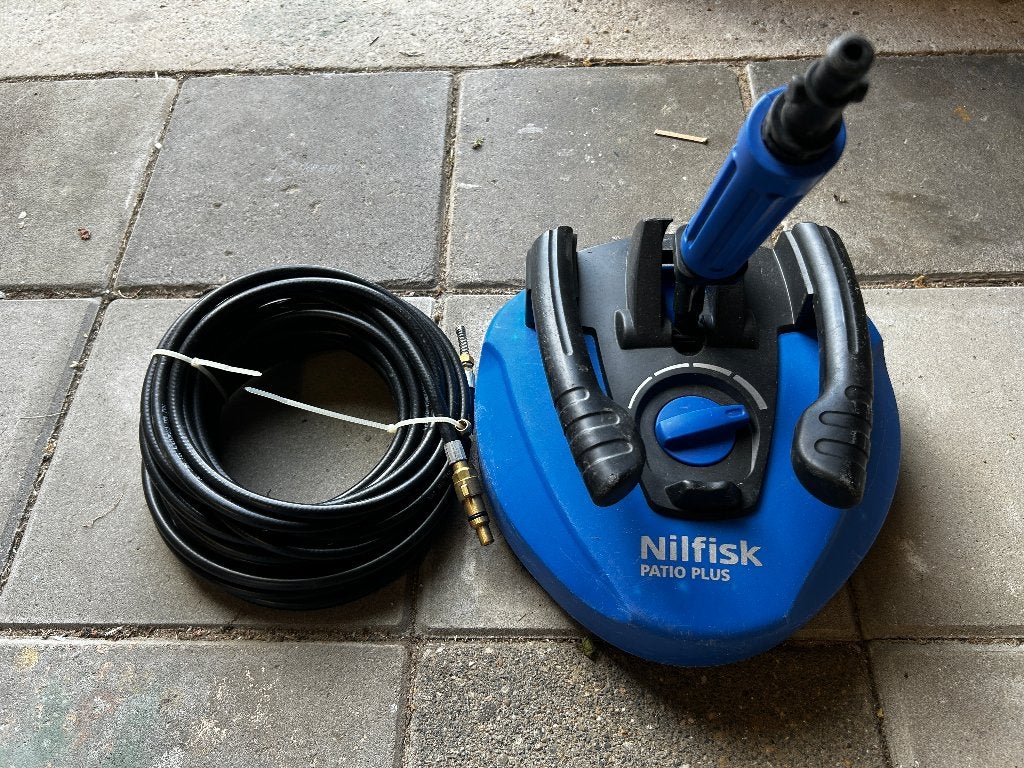 Nilfisk Patio Plus terras reiniger en ontstopper, Ophalen of Verzenden, Zo goed als nieuw, Elektrisch, Nilfisk