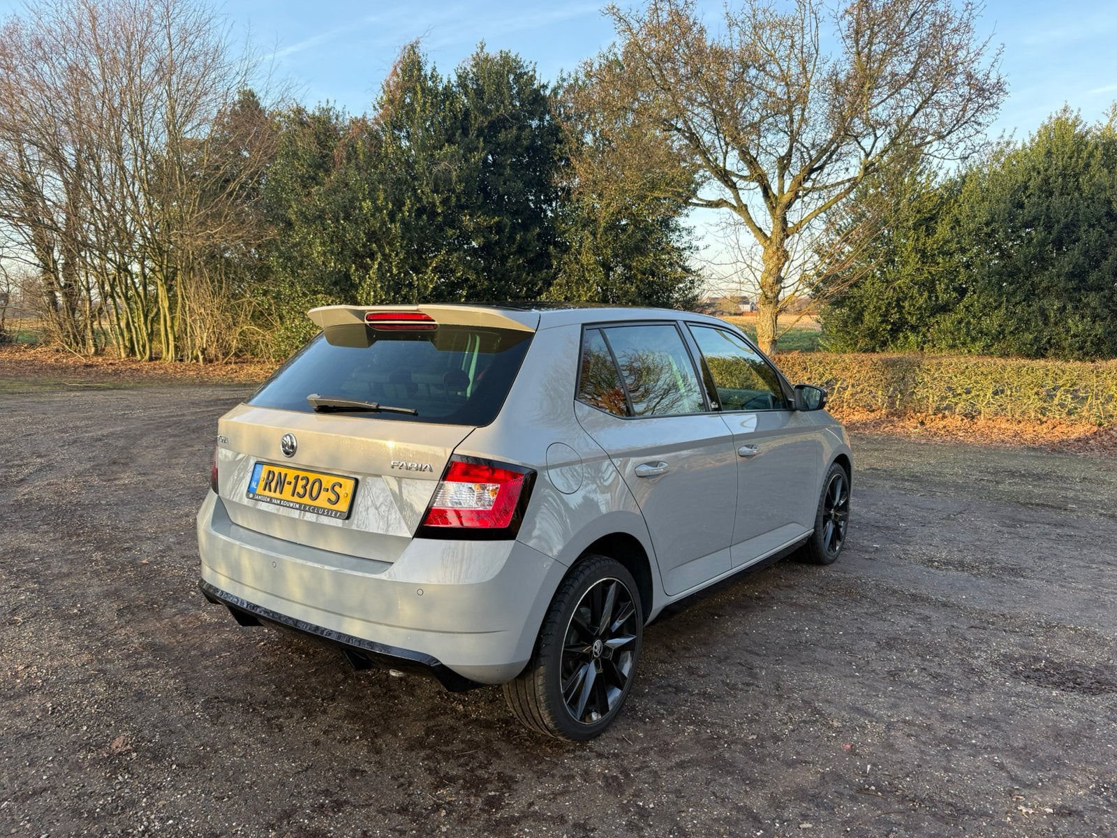 Skoda Fabia 1.0 TSI Monte Carlo panoramadak Apple carplay, Voorwielaandrijving, Stof, 40 €/maand, Zwart