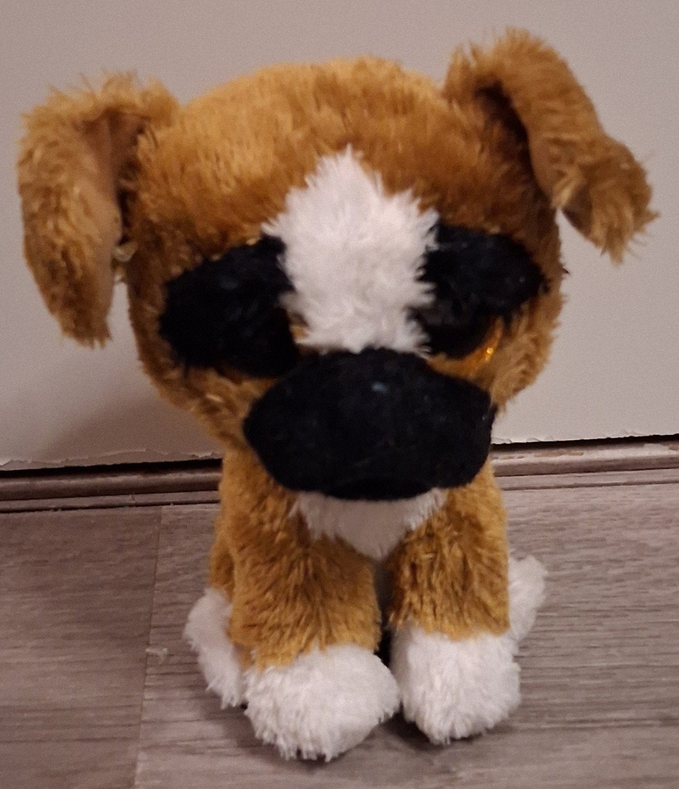 ty beanie boo hondje 16 cm, Overige karakters, Zo goed als nieuw, Meerkleurig, Klein (minder dan 20 cm)