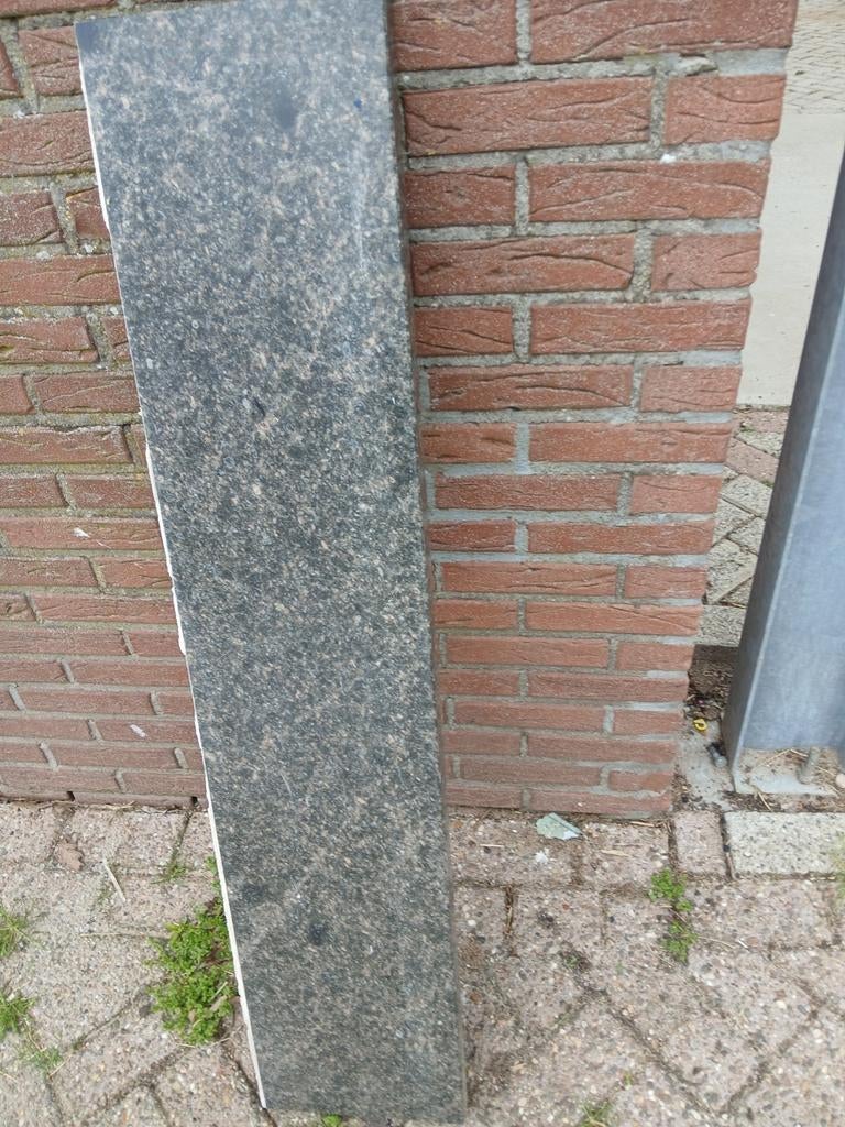 Natuursteen vensterbank 25,5x120x4 cm, Doe-het-zelf en Verbouw, Glas en Ramen, Ophalen, Gebruikt, 80 tot 120 cm, Overige typen