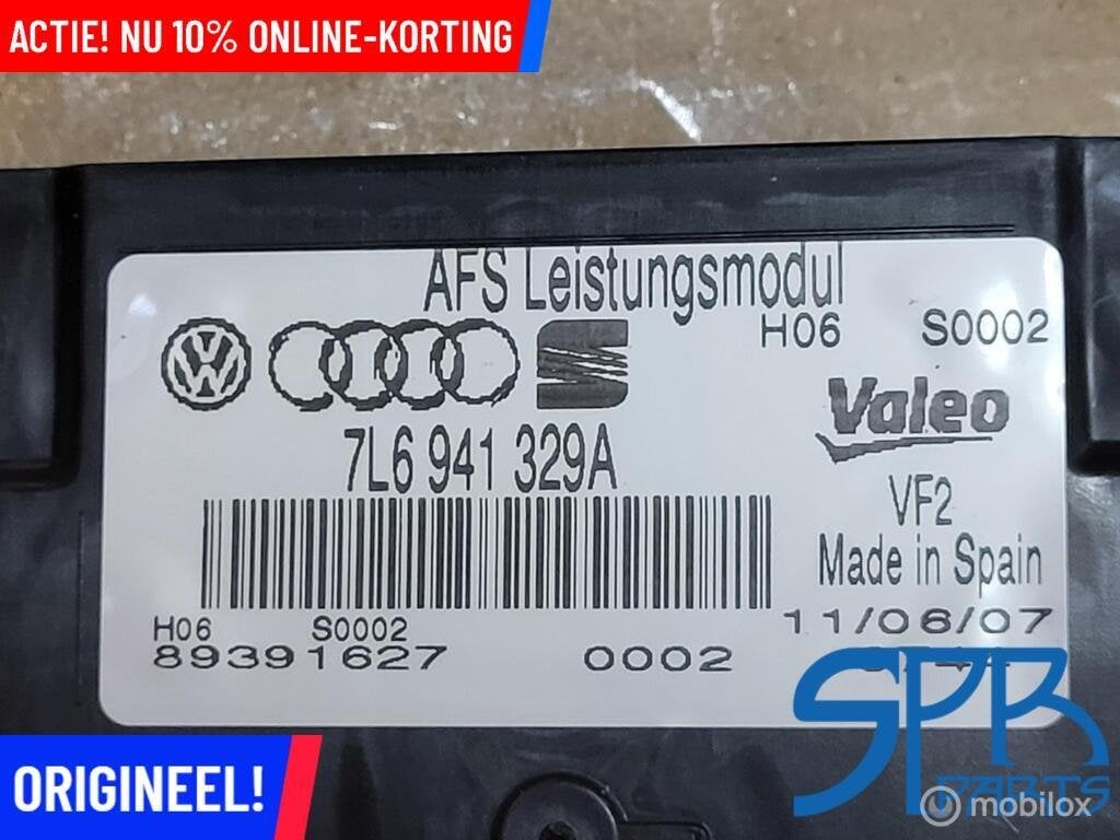 Vw AFS BOCHTEN MODULE 7L6941329A KOPLAMP BOCHTENMODULE ORIGI, Auto-onderdelen, Gebruikt, Volkswagen, Ophalen of Verzenden, Volkswagen