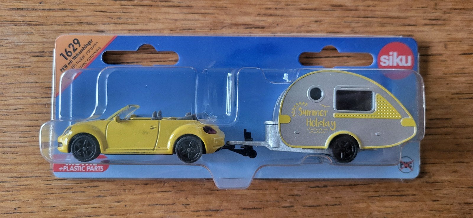 Siku 1629 beetle met t@b caravan, Ophalen of Verzenden, Zo goed als nieuw, Auto, SIKU