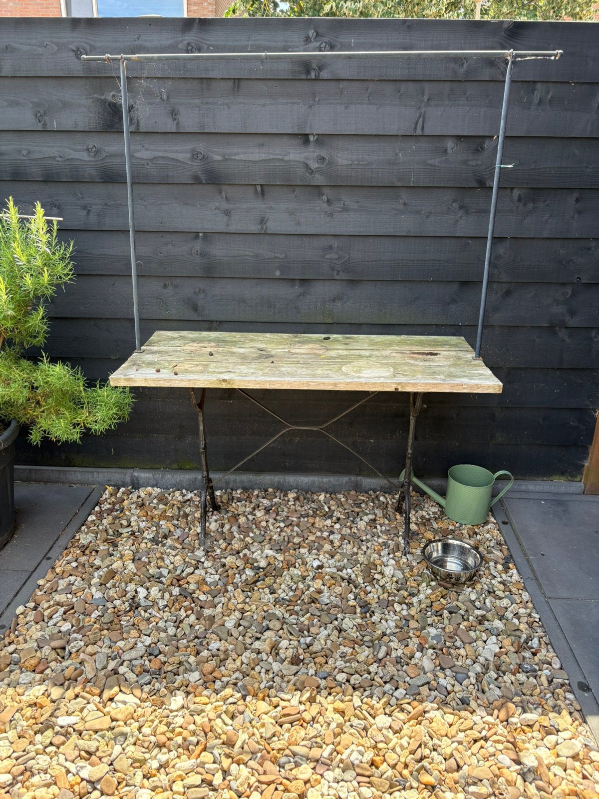 Tuintafel 125 X 60, Ophalen of Verzenden, Zo goed als nieuw