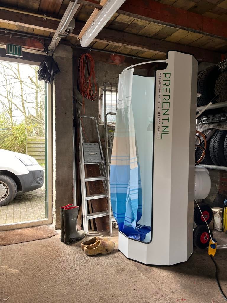 Te huur! Mobiele Nooddouche - Direct Beschikbaar, Ophalen, Gebruikt, Douche