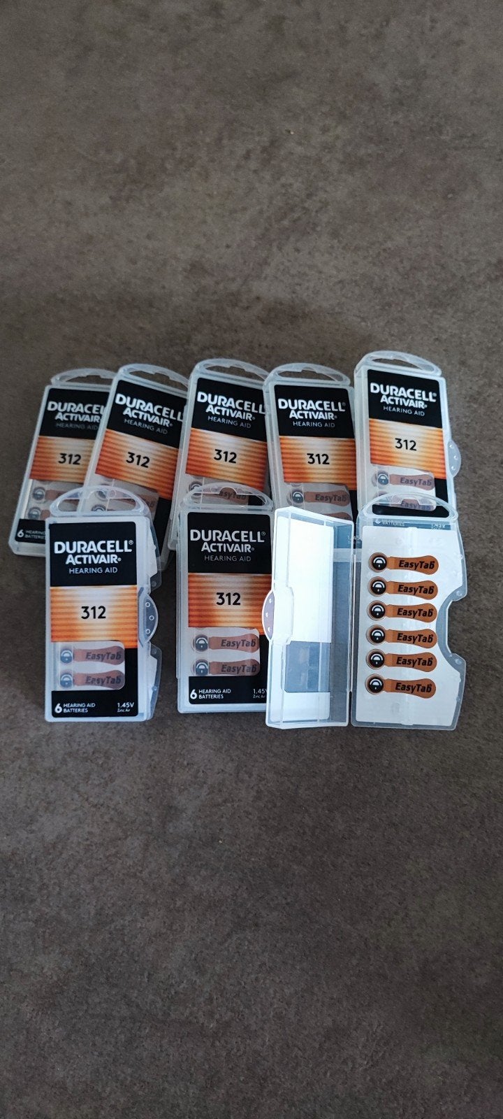 batterijen voor gehoorapparaat Duracell 312, Ophalen of Verzenden, Nieuw