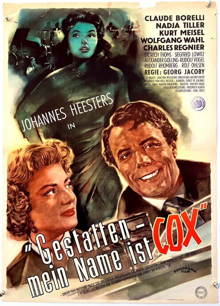 Gestatten, mein Name ist Cox (1955) - Johannes Heesters, Verzamelen, Verzenden, A1 t/m A3, Film en Tv, Rechthoekig Staand