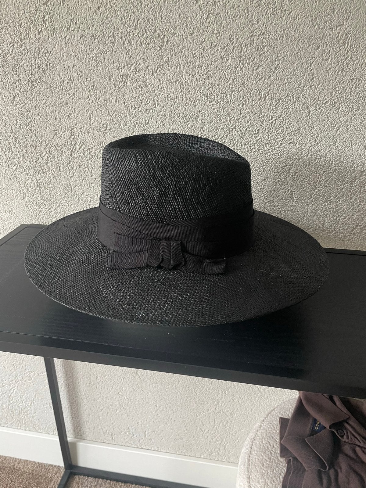 Zwarte Dames Hoed - Verstelbaar (Maat 55-58) - Nieuw, Kleding | Dames, Hoeden en Petten, Ophalen, Nieuw, One size fits all, Hoed