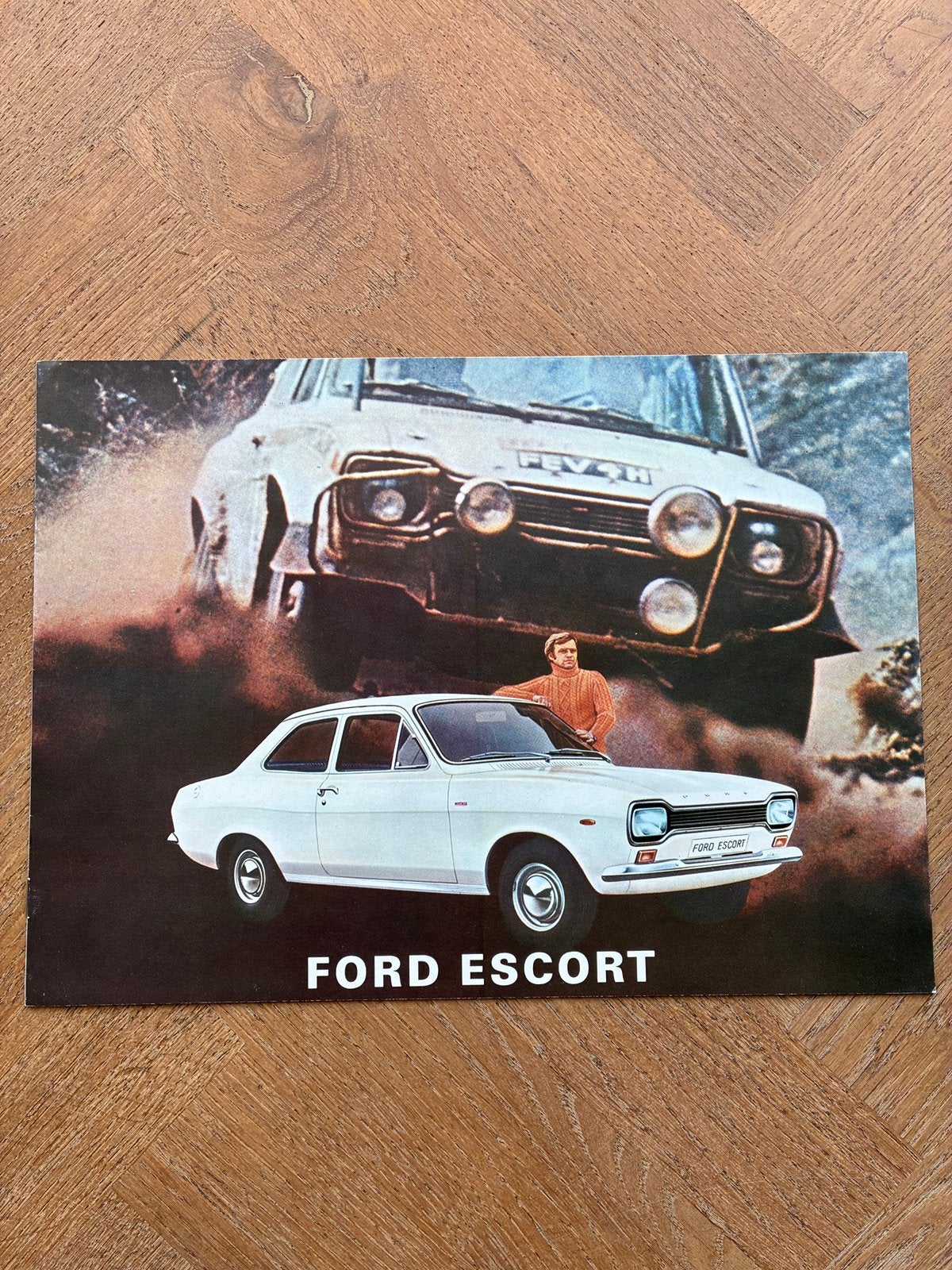 Ford Escort mk1 brochure 8/70, Verzenden, Zo goed als nieuw, Ford