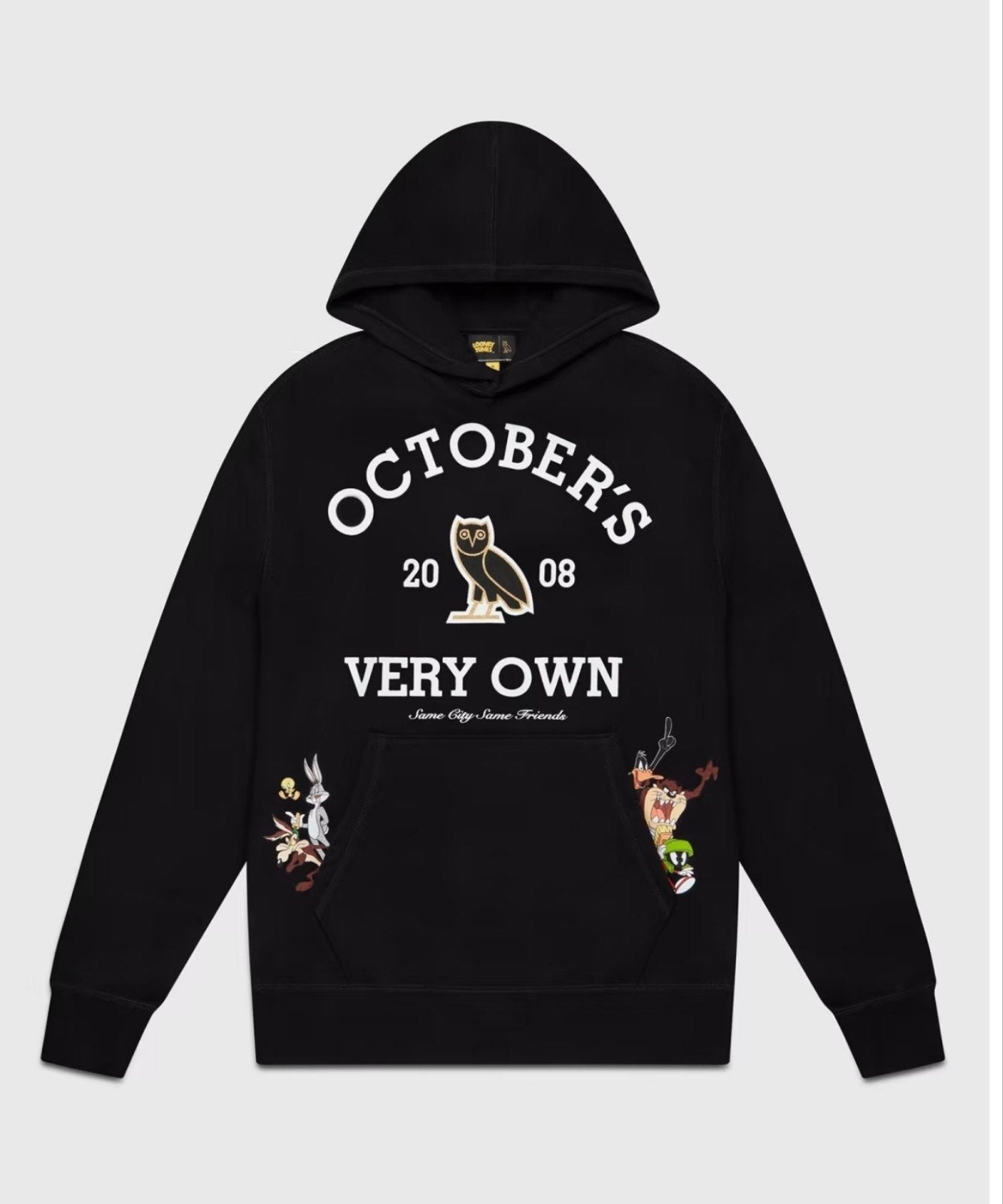 October's Very Own x Looney Tunes Hoodie Zwart, Zwart, Ophalen of Verzenden, OVO, Maat 56/58 (XL)