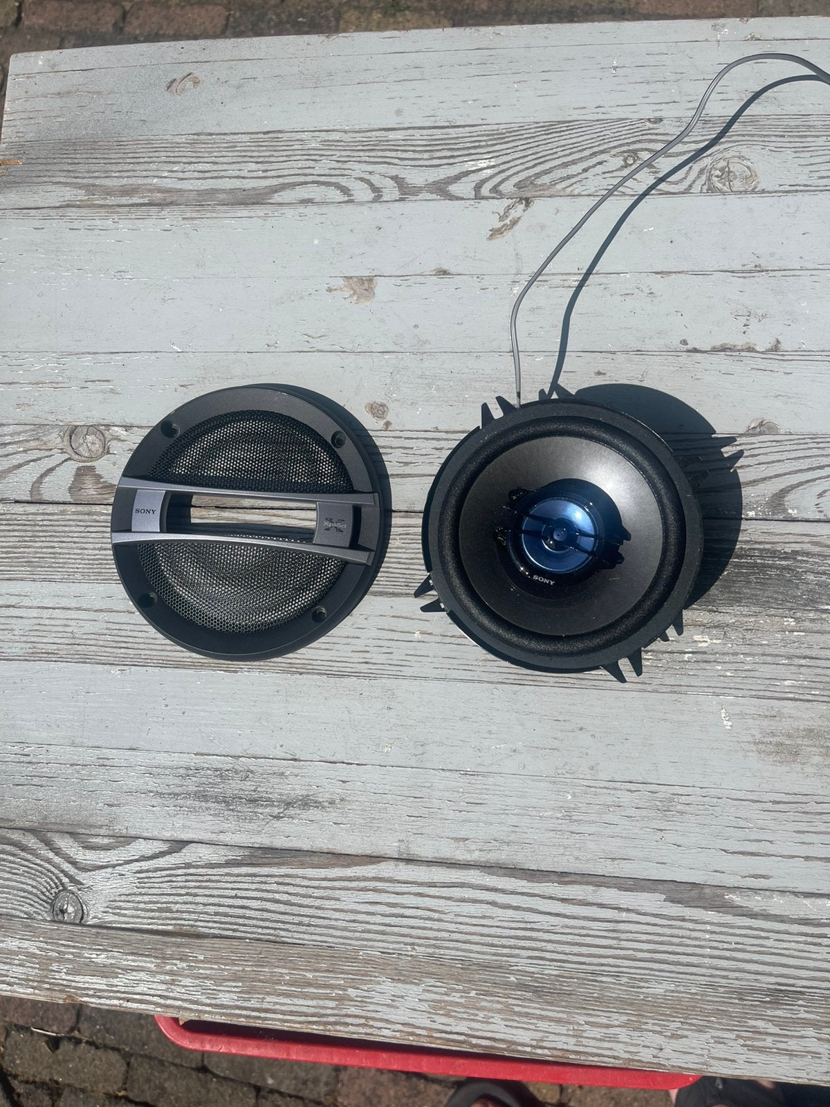 Sony autspeakers 4 stuks 150W, Ophalen of Verzenden, Zo goed als nieuw