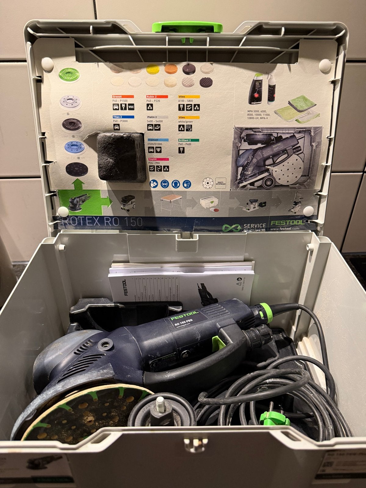 Foto 6 van Festool Rotex RO 150 FEQ-Plus Excentrische Schuurmachine