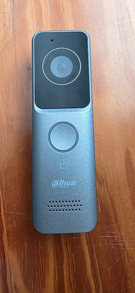 2MP Dahua IP WiFi video deurbel (DHI-VTO2311R-WP), Ophalen, Bewegingsdetectiesensor, Gebruikt, Bedraad