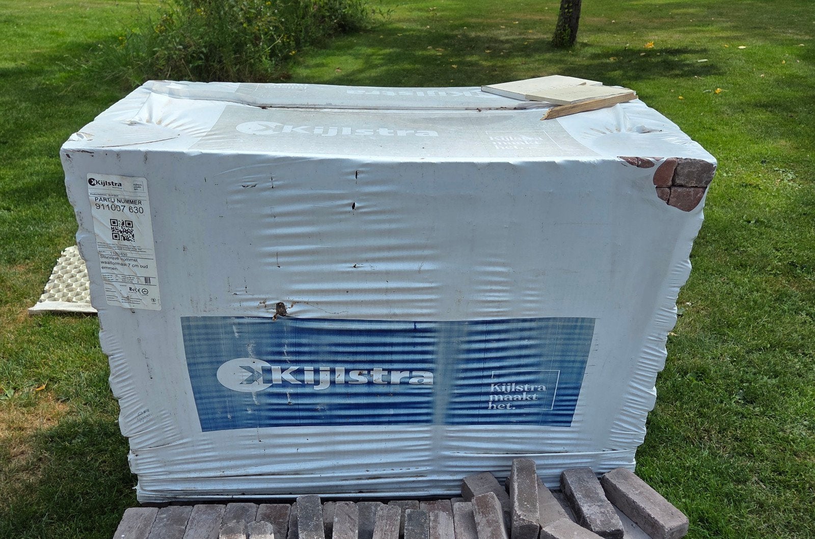 8m2 Waalformaat 7 cm Oud Emmen klinkers, Tuin en Terras, Ophalen, Klinkers, Nieuw, 5 tot 10 m²