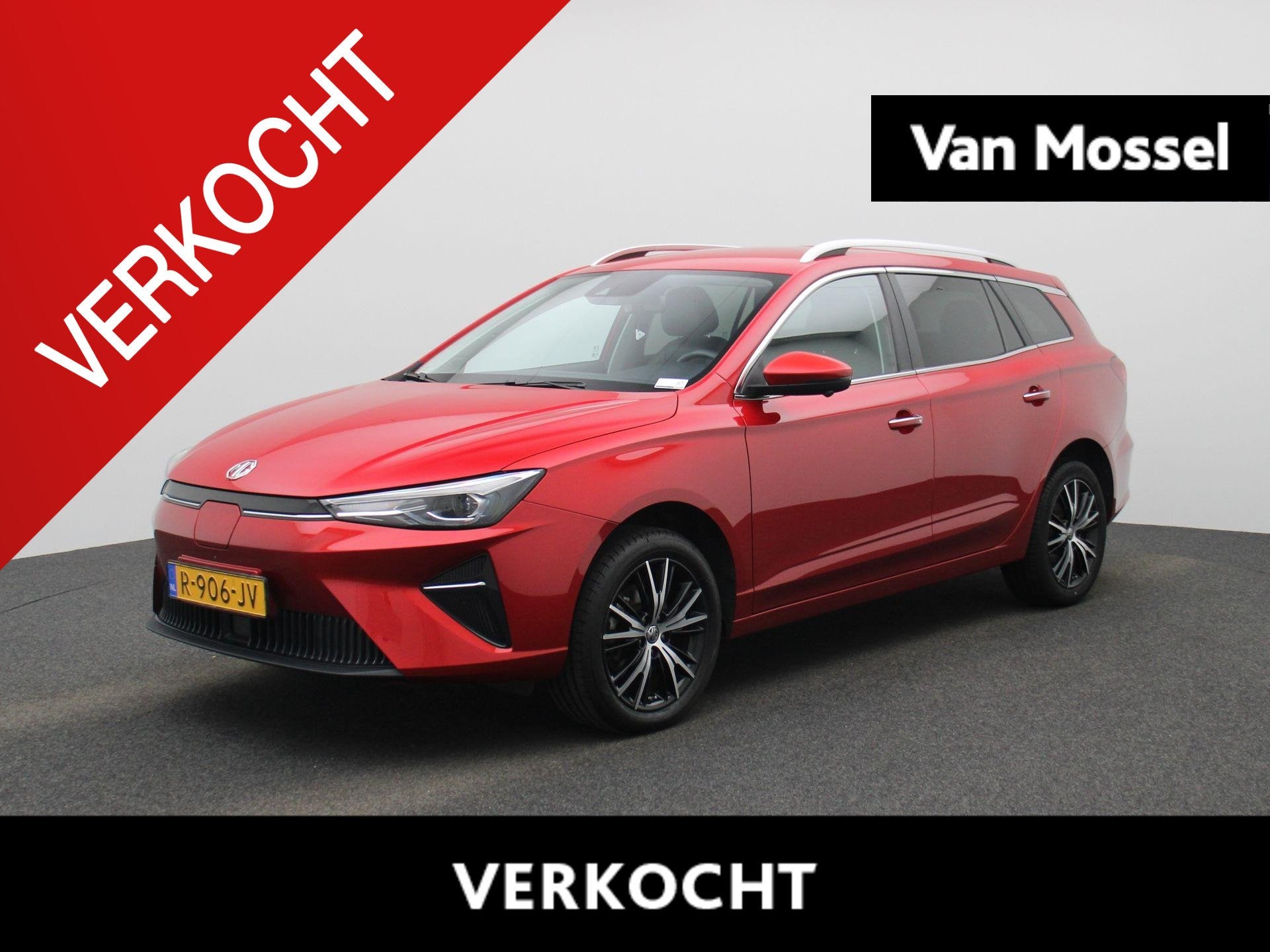 MG 5 Long Range Luxury 61 kWh | Carplay | Leder | Camera | S, Auto's, Gebruikt, 156 pk, 380 km, Origineel Nederlands