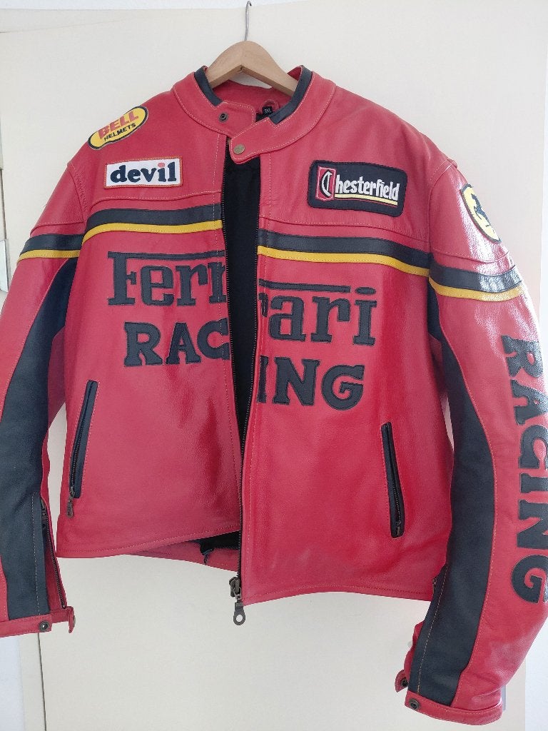 Leren Ferrari racing jas maat 3XL *nieuw*, Ophalen of Verzenden, Nieuw, Overige maten, Rood