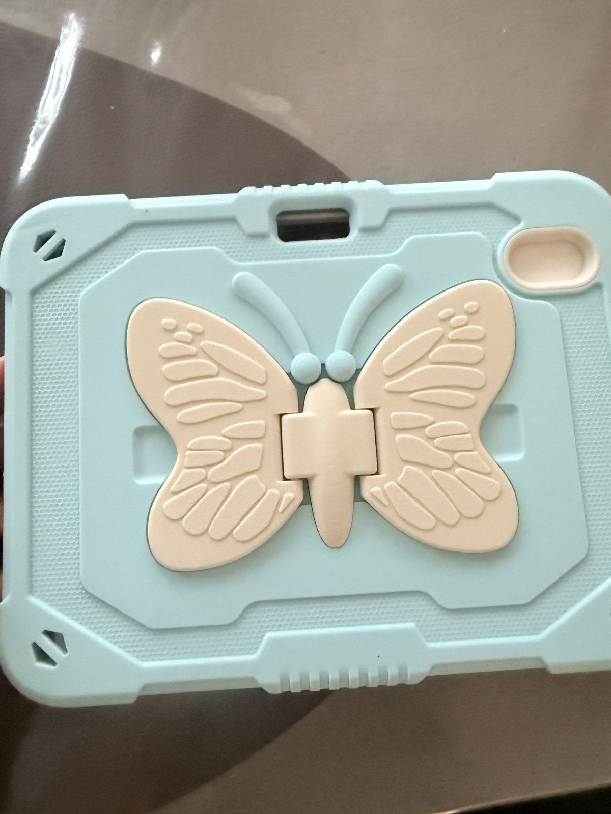 Nieuwe iPad Mini 6 (2021) hoesje met vlinderstandaard, Computers en Software, Apple iPads, Blauw, 8 inch, Nieuw, Ophalen of Verzenden
