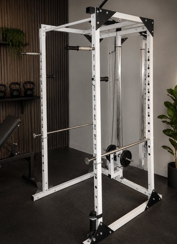 powercage, Squat Rack, High & Low Pulley, Homegym, Ophalen, Zo goed als nieuw, Benen, Overige typen