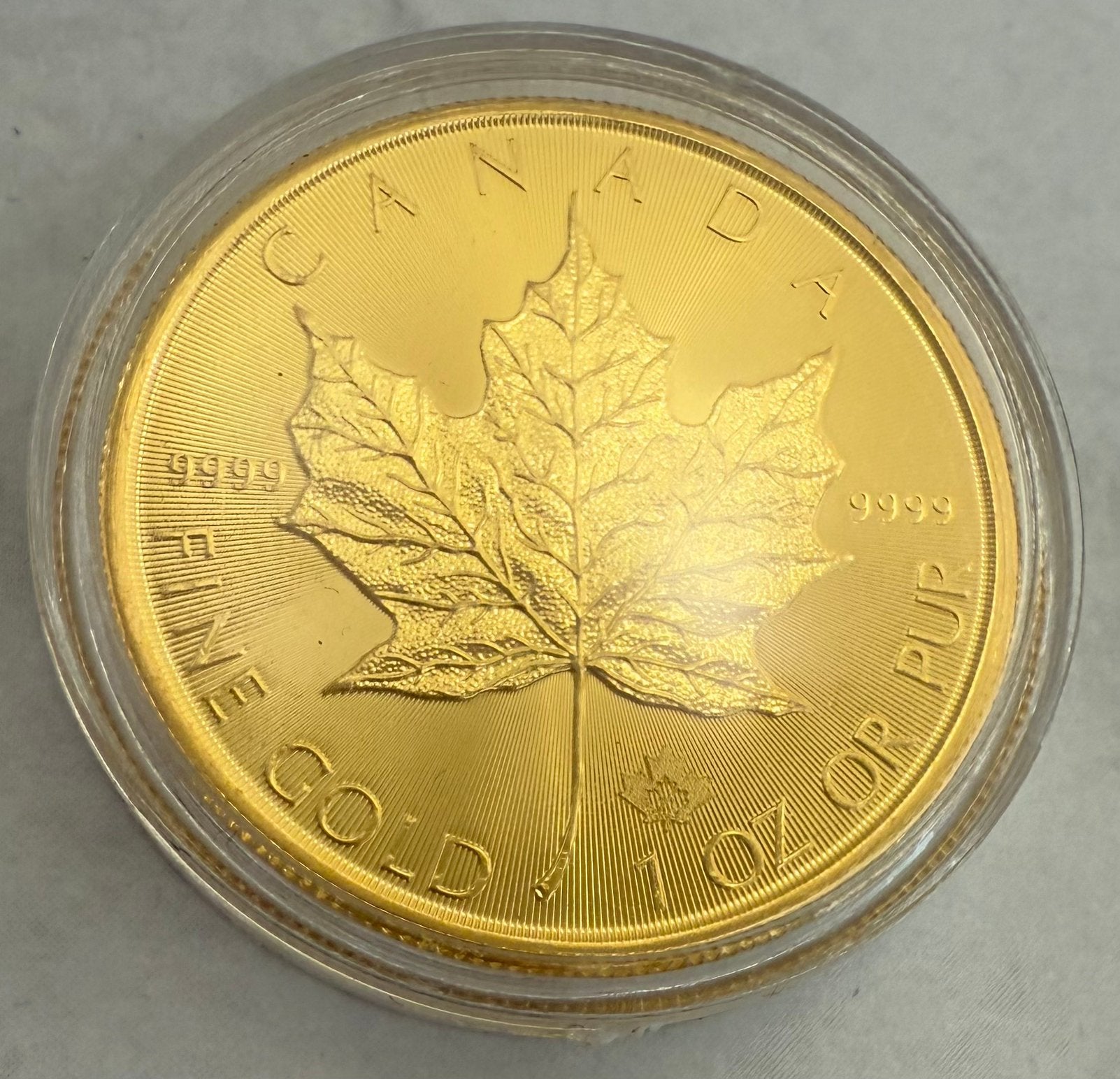1oz Goud 2021 Canadian Maple Leaf 999,9 Goud, Ophalen of Verzenden, Noord-Amerika, Losse munt, Goud