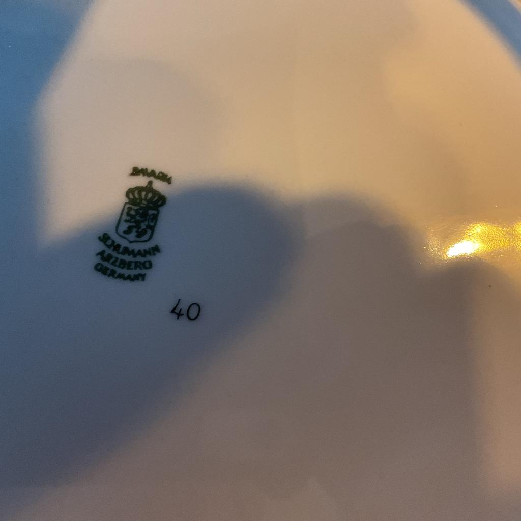 Gebakstel Arzberg Bavaria nr. 40 met romantisch paartje, Antiek en Kunst, Antiek | Porselein, Ophalen of Verzenden