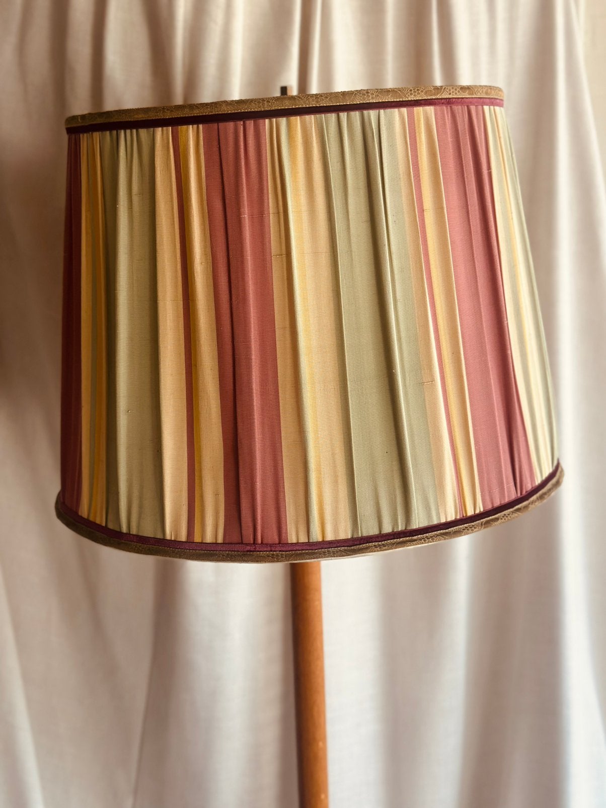 Vintage Lampenkappen XL, Huis en Inrichting, Lampen | Lampenkappen, Zo goed als nieuw, Overige typen, Rond, Meerkleurig, Natuurlijk materiaal