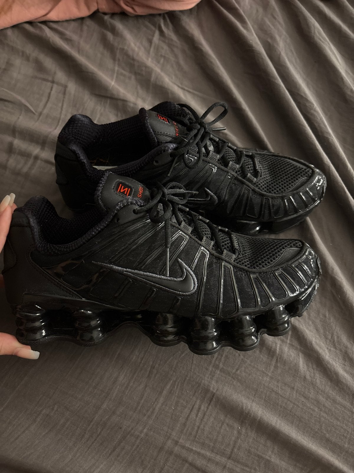 Nike Shox TL - Zwart - Maat 39 - Zo goed als nieuw, Ophalen, Zo goed als nieuw, Zwart, Sneakers of Gympen