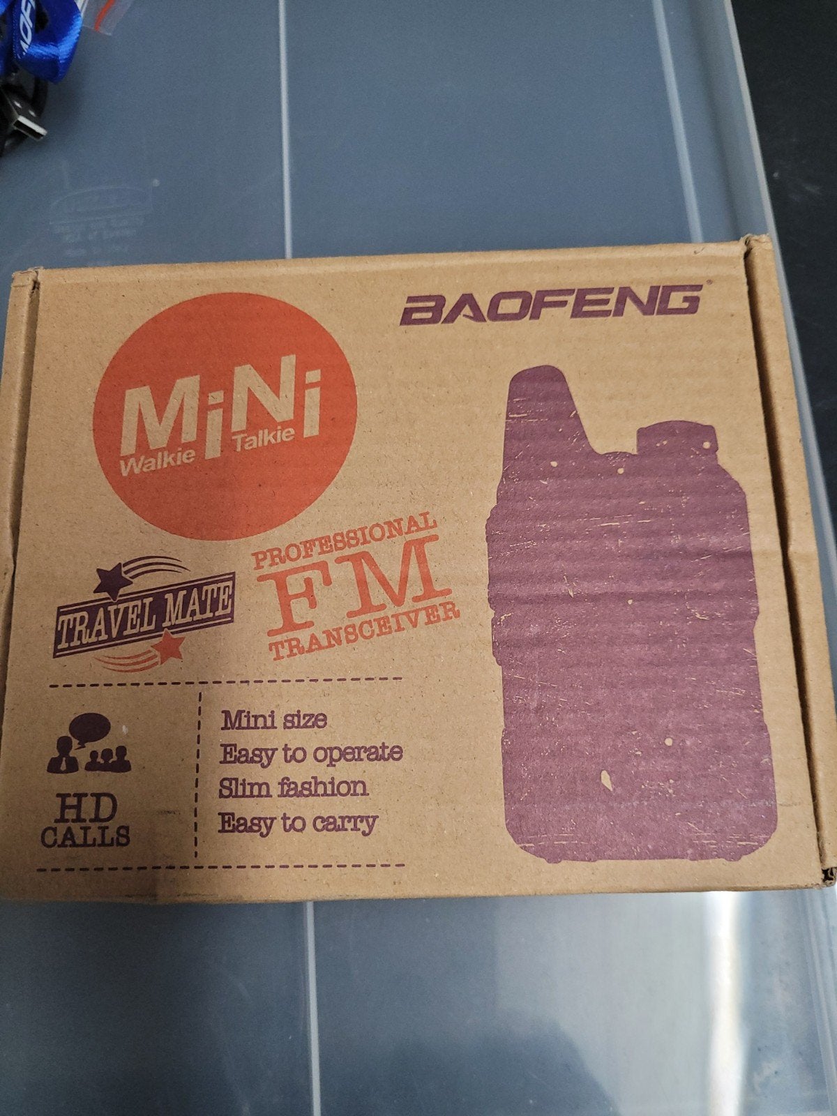 Baofeng Mini Walkie Talkie Set - Nieuw in Doos, Minder dan 2 km, Nieuw, Ophalen of Verzenden, Portofoon of Walkie-talkie