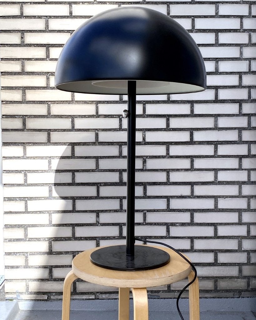 IKEA tafellamp zwart metaal paddenstoel, Ophalen, Gebruikt, Paddenstoellamp, Zwart