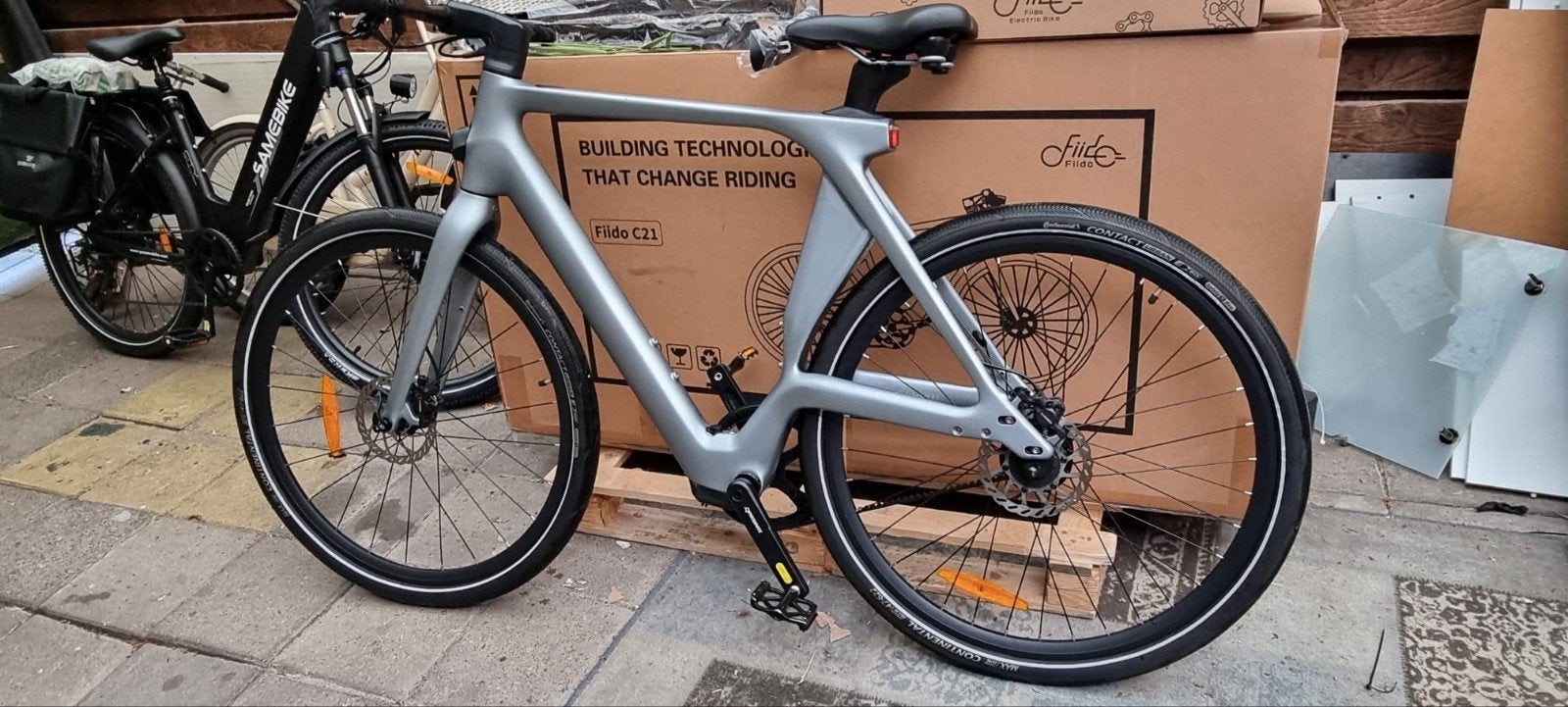 Fiido AIR XL met lakschade, Fietsen en Brommers, Ophalen of Verzenden, Nieuw, Minder dan 10 versnellingen, Overige merken