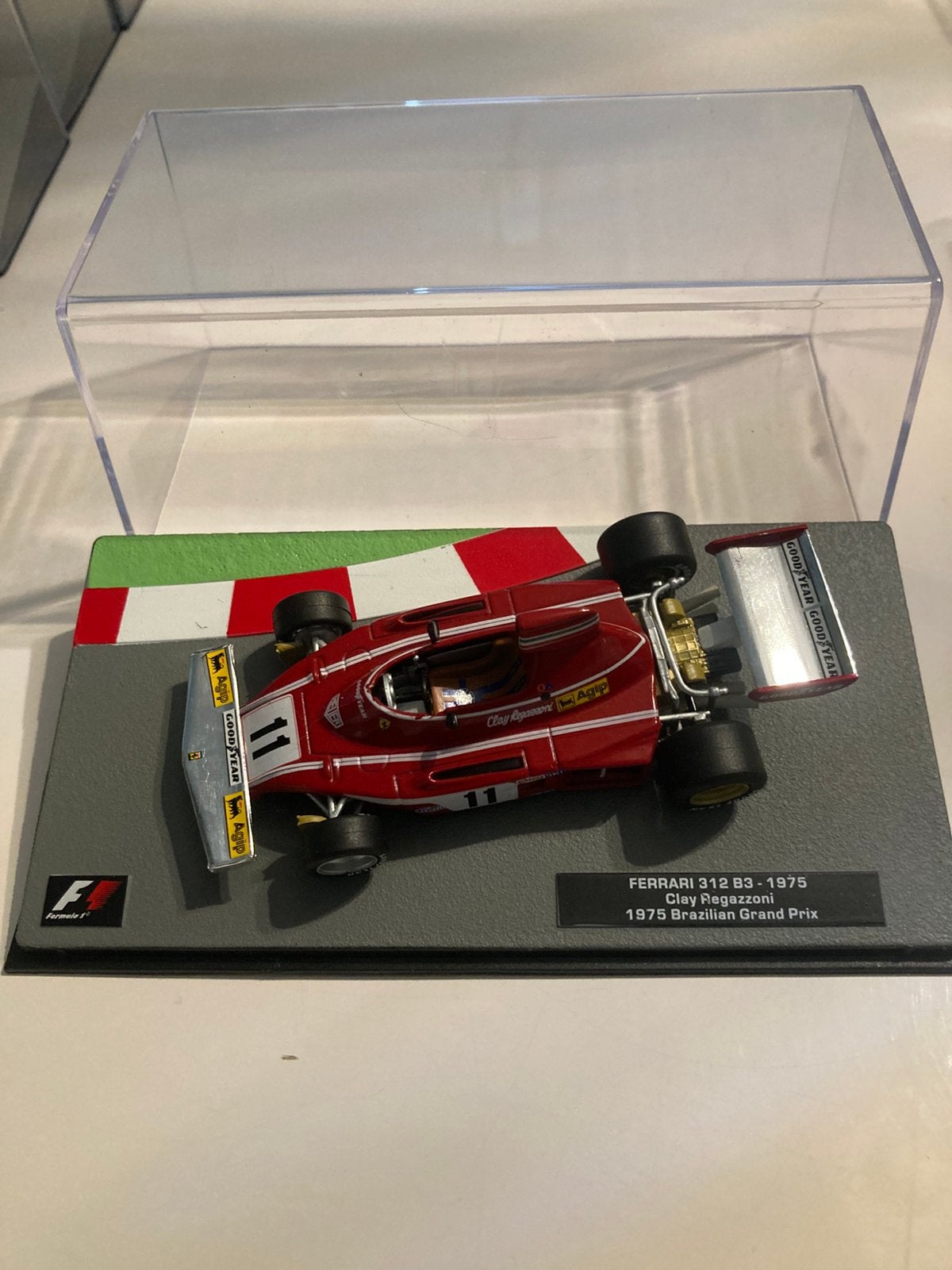 Ferrari 312b3-1975 clay regazzoni 1/43, Ophalen of Verzenden, Nieuw, Auto, Overige merken