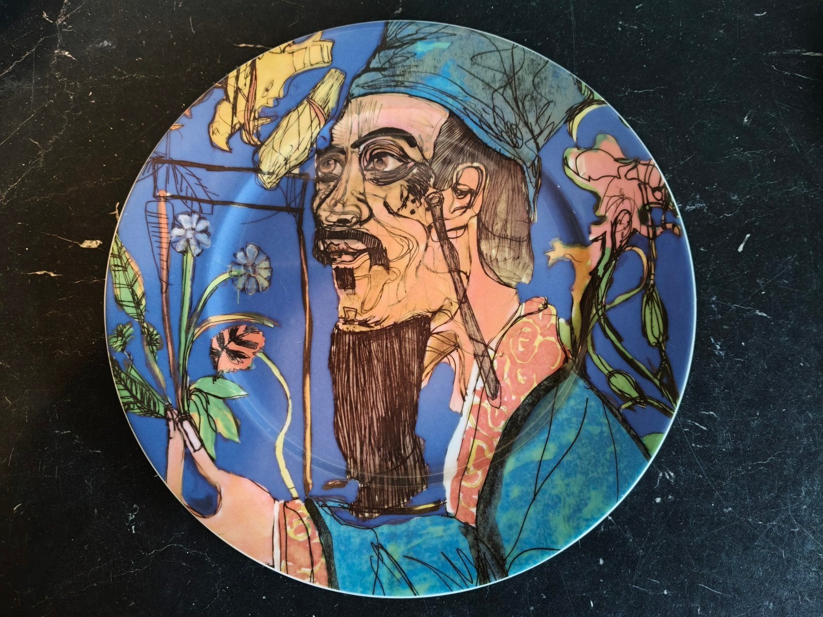 Grote schaal, gebaks schaal, Piet Schopping, Ophalen