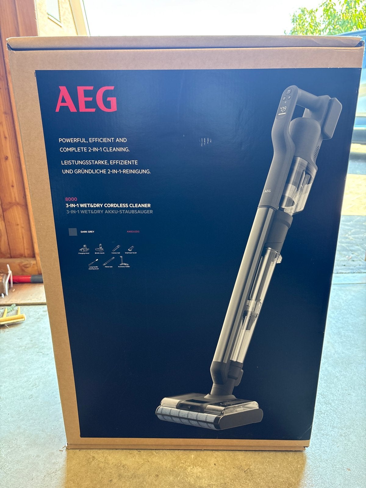 AEG 8000 3-in-1 Wet&Dry Accu-Stofzuiger - Nieuw in doos, Ophalen, Reservoir, Nieuw, Draadloos
