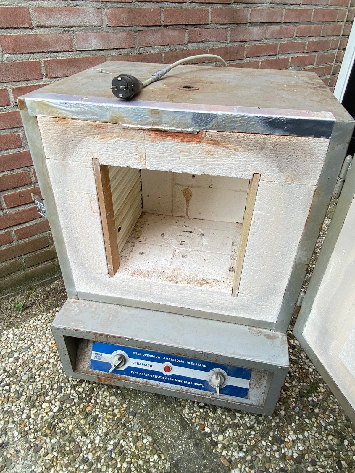Keramiekoven 220V, Hobby en Vrije tijd, Pottenbakken, Ophalen, Gebruikt